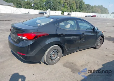 2016 Hyundai Elantra Se z USA, uszkodzony, nr VIN 5NPDH4AE6GH789361